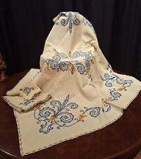 Antica tovaglia ricamo usato  Genova