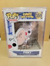 Pinky And The Brain Funko Pop 159 Narf! Rob Paulsen autografado assinado. NOVO. comprar usado  Enviando para Brazil