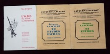 Lot partitions clarinette d'occasion  Giromagny