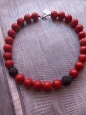 Schaumkorallen kette lavastein gebraucht kaufen  Garrel