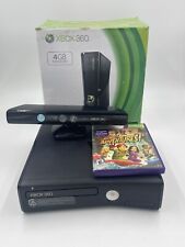 Microsoft Xbox 360 S Preto 4 GB com Kinect e Kinect Adventures *SEM CONTROLE* comprar usado  Enviando para Brazil