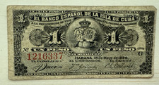 BANCO ESPANOL 1 PESO 1896 FRETE COMBINADO. SEM RESERVA! comprar usado  Enviando para Brazil