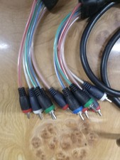 CABO DE ÁUDIO VÍDEO COMPOSTO STEREN 6 pés 5-RCA 257-606BK Novo, usado comprar usado  Enviando para Brazil
