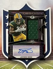 Usado, Jayden Reed 2023 Panini OBSIDIAN Purple Etch RPA/75 RC Patch Auto #213 EMBALAGENS comprar usado  Enviando para Brazil