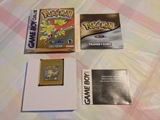  Pokemon versão dourada Nintendo Gameboy / cor na caixa com cor manual comprar usado  Enviando para Brazil
