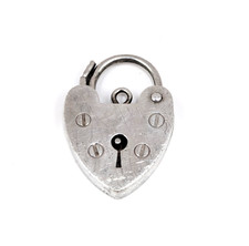 Vintage silver padlock for sale  LEAMINGTON SPA