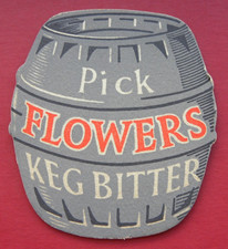 Flowers beer mat for sale  LINCOLN