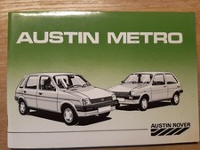 Austin metro handbook for sale  KIRKCALDY