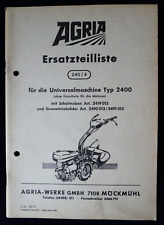 Agria universalmaschine 2400 gebraucht kaufen  Wiesloch