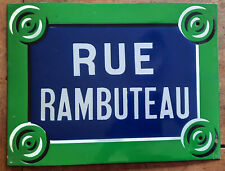 Ancienne plaque émaillée d'occasion  Paris XVIII