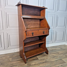 Antique oak bureau for sale  SPILSBY