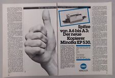 Usado, 1982 Minolta EP-530 copiadora revista impressa revista Ad Spiegel alemã comprar usado  Enviando para Brazil