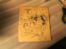 Political cartoon argument for sale  Manchester