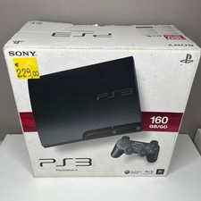 PS3 Slim Console 160GB BOXATA Sony Playstation 3 CECH3004A COMPLETA + Controller, usado comprar usado  Enviando para Brazil