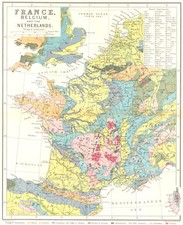 Netherlands geological c1885 for sale  LONDON