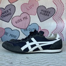 Tênis esportivo masculino tamanho 10 - Asics Onitsuka Tiger D109L azul marinho camurça comprar usado  Enviando para Brazil