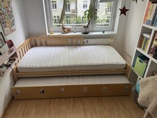 Kinderbett holz 90x200 gebraucht kaufen  Hamburg