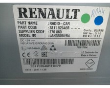 Autoradio recepteur dacia d'occasion  Vernaison