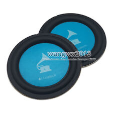 2 peças para Logitech 3" polegadas 78mm woofer alto-falante radiador passivo baixo auxiliar comprar usado  Enviando para Brazil