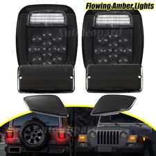 Para 97-06 Jeep Wrangler TJ 39LED lanterna traseira + para-choque seta âmbar sequencial comprar usado  Enviando para Brazil