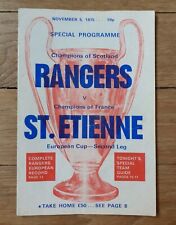 Programme glasgow rangers d'occasion  Paris XI