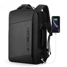 Usado, Mochila para laptop 17 polegadas capa de chuva recarga USB multicamada viagem espacial nova comprar usado  Enviando para Brazil