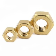 Sechskantmuttern Muttern Messing DIN 934 M2 M2,5 M3 M4 M5 M6 M8 M10 M12 M14~M22 comprar usado  Enviando para Brazil