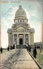 Cartão postal Crematorium IN Chemnitz Saxony Ak 1909, usado comprar usado  Enviando para Brazil