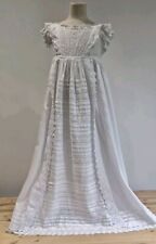 Antique christening gown for sale  CREWKERNE