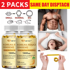 Red Korean Panax Ginseng 1600mg 240 Cápsulas - Energia/Resistência/Memória/Sexo Drive comprar usado  Enviando para Brazil