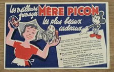 Ancien buvard fromage d'occasion  Doulevant-le-Château