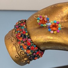 Vintage multicolor rhinestone for sale  Fort Worth
