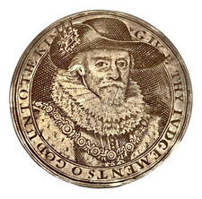 Usado, Jato de prata James I e Prince Charles por volta de 1620 por Simon van de Passe 27mm comprar usado  Enviando para Brazil