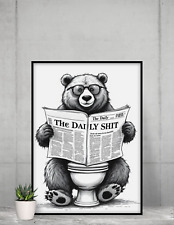 Bathroom print minimalist for sale  BARNSTAPLE