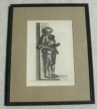 Framed bookplate etching for sale  Los Angeles