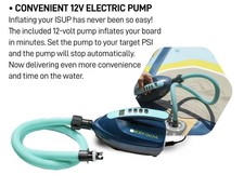 Body Glove 12V bomba elétrica SUP – parada automática, 16 PSI, adaptador de carro, prancha de remo comprar usado  Enviando para Brazil