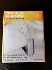 Tischtuchklammern edelstahl st gebraucht kaufen  Donauwörth