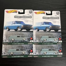 Conjunto de 4 vagão Hot Wheels Nova Panel Van Chevrolet comprar usado  Enviando para Brazil