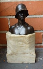 Soldatenbüste stahlhelm bronz gebraucht kaufen  Neustadt am Rübenberge