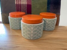 3 x Raras Ollas de Té, Café, Azúcar/Bortija Orla Kiely con Tallo *VER MIS OTRAS** segunda mano  Embacar hacia Mexico