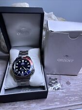 Relógio automático masculino Orient Kanno mostrador azul Pepsi Diver RA-AA0913L (AT1224-72 MX comprar usado  Enviando para Brazil