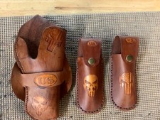Handmade leather cross for sale  Edgerton