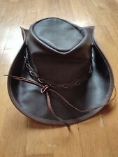 Chapeau cuir australien d'occasion  Rennes-