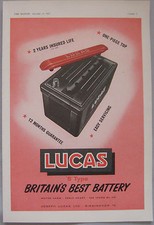 1961 lucas car for sale  DARWEN