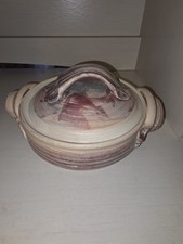 Signed pottery lidded for sale  Hico