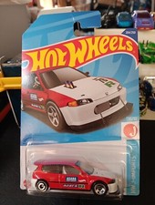 Hot Wheels Honda Civic Custom Vermelho #204 204/250 2022 HW J-Imports 10/10 comprar usado  Enviando para Brazil