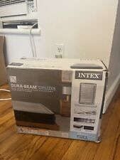 Colchão de ar de pelúcia Intex Comfort Deluxe Dura-Beam cama com bomba embutida, completo comprar usado  Enviando para Brazil