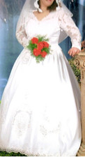 Brautkleid 52 gebraucht kaufen  Köln