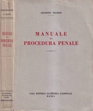 Manuale procedura penale. usato  Italia