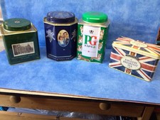 Collection tea tins for sale  BURY ST. EDMUNDS